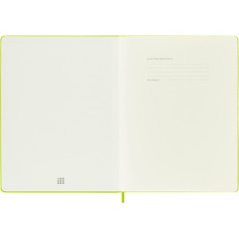 Moleskine Classic Pocket Notebook, Lemon Green x-large