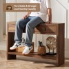 ONBRILL Console Table with Drawers, 40 Inch Narrow Entryway Table