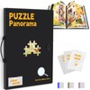 Puzzle Storage with Central Mesh Window，Puzzle Binder with Puzzles Stickers