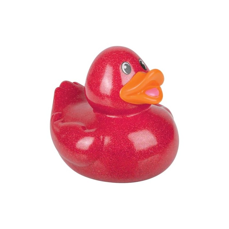 Large 6" Tall Glitter Rubber Duckies (Available in Pink, Blue,