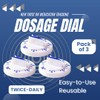 Twistwise™ Twice Daily Pill Reminder Dosage Dial - 3 Pack