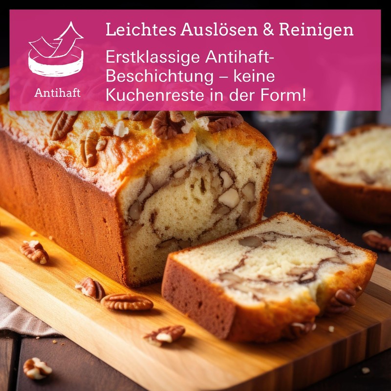 RBV Birkmann, Basic Baking 883079 25 cm Non-Stick Loaf Tin