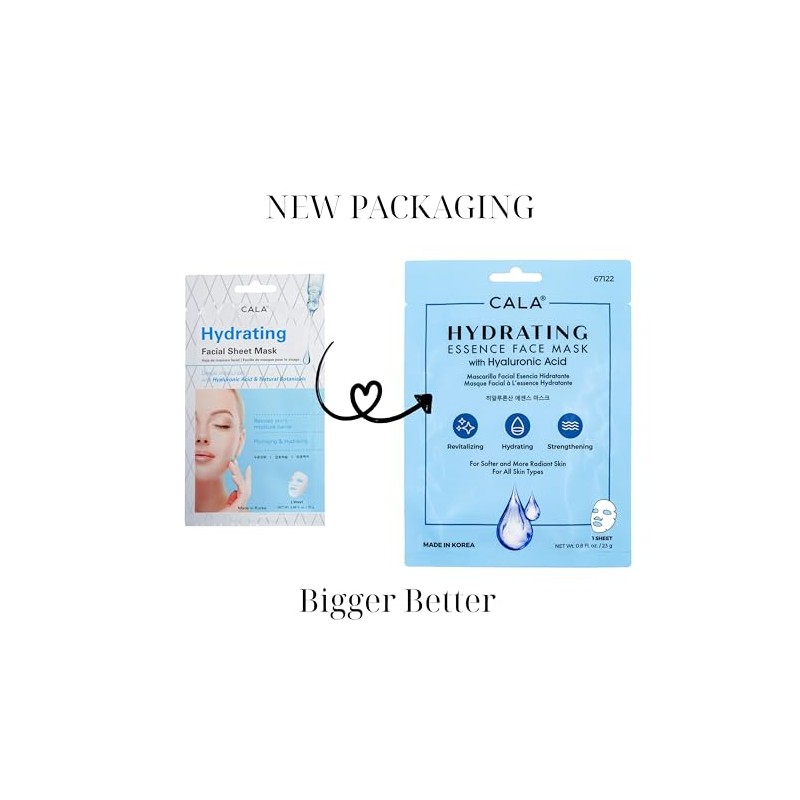 Cala Hydrating Essence Face Masks with Hyaluronic Acid - 5