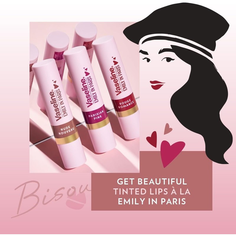 Vaseline Emily in Paris Bálsamo Labial Color Nude, 3.0g