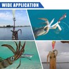 10pcs Wrapped Prawn Lure Octopus Shrimps Fishing Squid Jig Lures