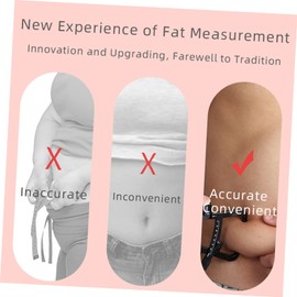 FOMIYES 2sets Skinfold Caliper Caliper for Men Women Measurement Tape Tool Handheld Fat Measurer Body Composition Scale 2pcs*2