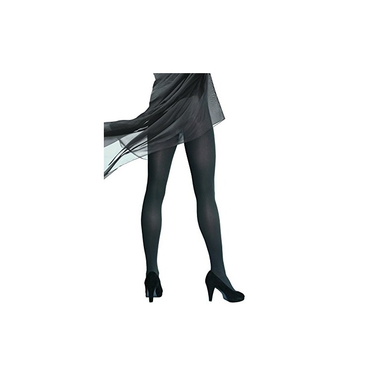 BAHNER Young Line Stripes Support Tights, black