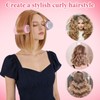 Lurrose 2 Rulos Para Cabello De Flequillo Rodillos Jumbo Sin