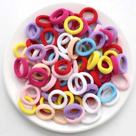 [Not For Sale] 1PCS  Colorful Elastic Hair Ties for Women Ponytail Hold Scrunchie Rubber Band Basic Nylon Hair Bands Girls Hair Accessories (Do Not Order Separately) cupids bow