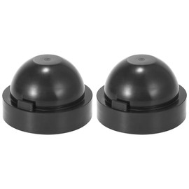 X AUTOHAUX 2pcs 85mm Inner Diameter 61mm Height Car Rubber Headlight Dust Cover
