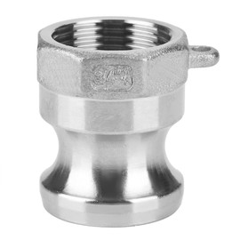 Stainless Steel DN20 A Trash Pump Adapter Male Camlock Fitting with Female Pipe Threads 3/4in