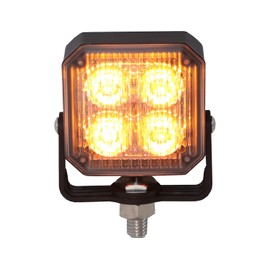 Buyers Products - 8891800 Post-Mounted 3 Inch LED Strobe Light, Amber