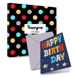 HAPPYPOP 1974 Birthday Gifts Ideas - Socks for 51 Year Old Middle Aged Men Women, 51st Birthday Gifts With Greeting Card