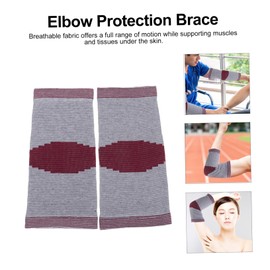 OHPHCALL 1 Pair Elbow Pads Elbow Wraps for Elbow Support for Weightlifting Compression Arm Sleeves Tennis Brace Weight Lifting Elbow Sleeves Tennis Elbow Golf Sports Men and Women