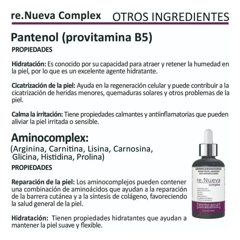 Serum Niacinamida 10% + Glicolico 10% + Hialuronico Y Más