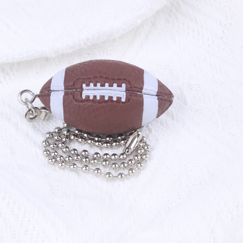 Dotlite 2Pcs American Football Ceiling Fan Pull Chains,Sport Theme String