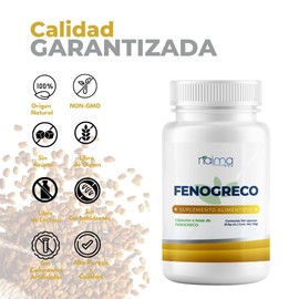 Fenogreco y Aguaje - 100 capsulas cada Frasco - Natural & Premium