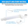 Cinsda Bathtub Shower Drain Pipe, Low Profile Flat 1 1/2