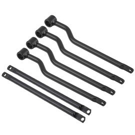 Motorcycle Saddle Bags Saddle Bag Support Poles, Universal Motocycle Seat Post Holder Black Bracket Saddle Mount, black