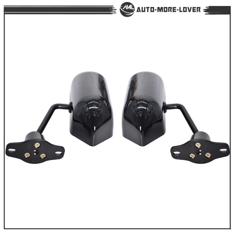 Silscvtt Side Rearview Wing Mirrors F1 Retro Style Racing Universal