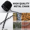 50 ft 1/8" Metal Hanging Chains Fixture Chain Decorative Chain