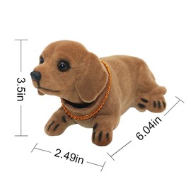Bobble Head Bulldog,Car Decoration Nodding Dog Ornaments High Emulation Creative Dog Dashboard Crafts Dog Lover Gift for Car Vehicle Desk Tabletop Office Decor(Bulldog)