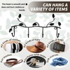 Coat Rack Black Metal Leaves Wall Coat Rack Hallway Wall