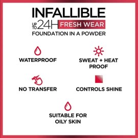Loreal Paris Infallible Fresh Wear Foundation In A Powder,