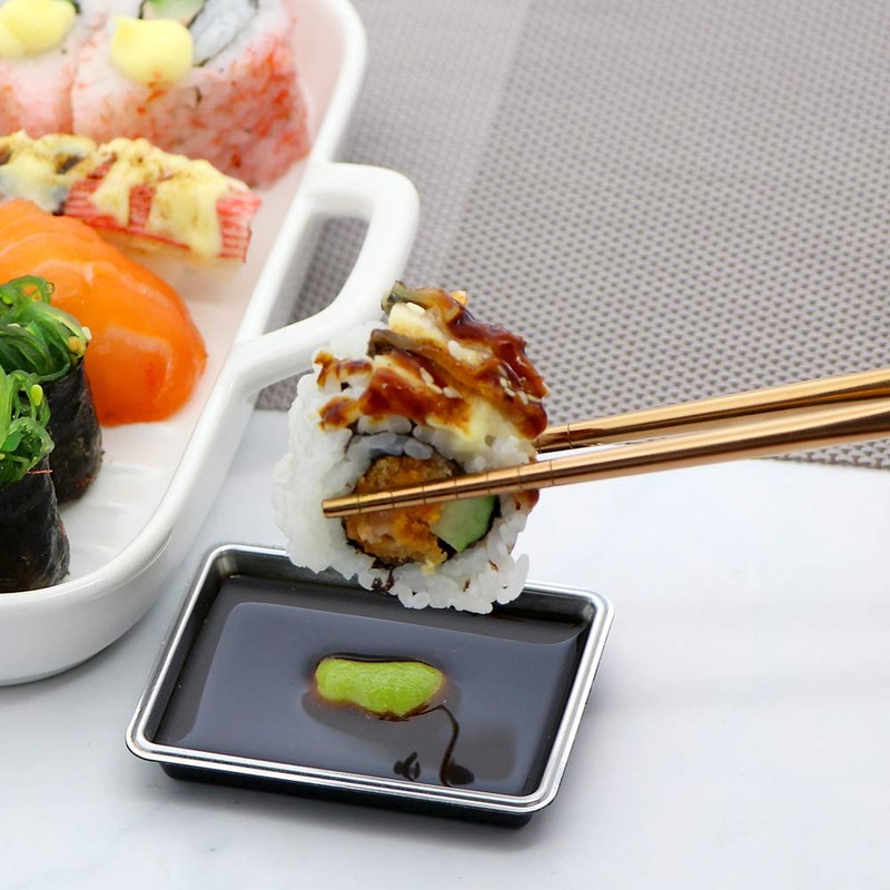 Stainless Steel Chopsticks Reusable Multicolor Lightweight 304 Metal Chopsticks Dishwasher