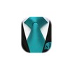 Enlision Solid Men's Wedding Ties and Pocket Square Set Plain