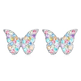Butterfly Stud Earrings for Women,Butterfly Earrings Gifts Jewelry for Girls