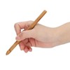 12Pcs Crochet Hook Cylindrical Carbonized Bamboo Needles Kit Sweater Knitting