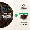 Capsules rechargeables filters à dosettes de café réutilisables compatible with