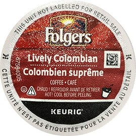 Folgers Lively Colombian Coffee, 80-Count cups
