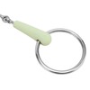 Horse Snaffle Bit Rubber Wrapped Stainless Steel Loose Ring Horse