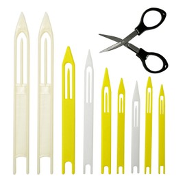 Plastic Fishing Line Repair Netting Needle Shuttles Size:1# 2# 3# 4# 5# 6# 7# 8#
