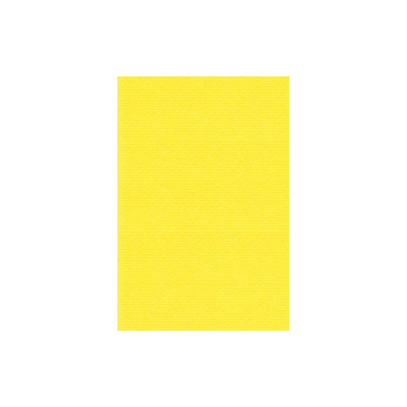Eskent 27021501 Colored Drawing Paper, Rib Color, A5, Canary Yellow,
