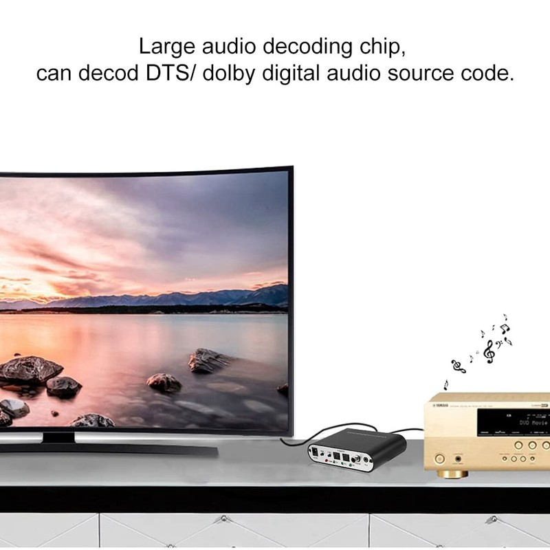 Surround Sound Decoder,Yinhing Surround Sound Decoder, Digital to Analog Audio