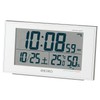 Seiko BC402W Clock, Alarm Clock, Radio Controlled, Digital Calendar, Comfort