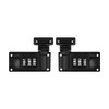 2 Pack Hasp Combination Lock Luggage Suitcase Hasps with 3