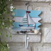 Yardwe 3 Pcs Nautical Wall Hooks Towel Robe Coat Hat