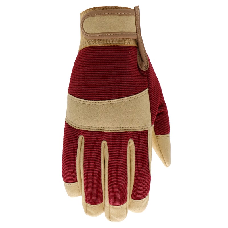 BOSS Women's Utility High Dexterity Synthetic Leather Work Glove, Abrasion