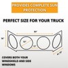 Maro Semi-Truck Sun Shade for Windshield and Side Windows 240T