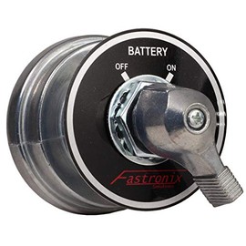 Fastronix High Current Double Pole (DPST - 4-Post) Master Battery Disconnect Switch with Face Plate