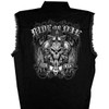 Hot Leathers Ride or Die Skull Sleeveless Shirt (Black, XX-Large)