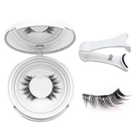 Elara Craft Magnetic Eyelashes with Applicator,Reusable Magnetic Eyelashes Natural Look,Easy to Wear and Remove Soft Lashes kit No Glue Needed(Simple)