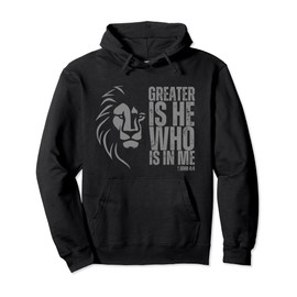 Lion of Judah Christian Bible Verse Pullover Hoodie
