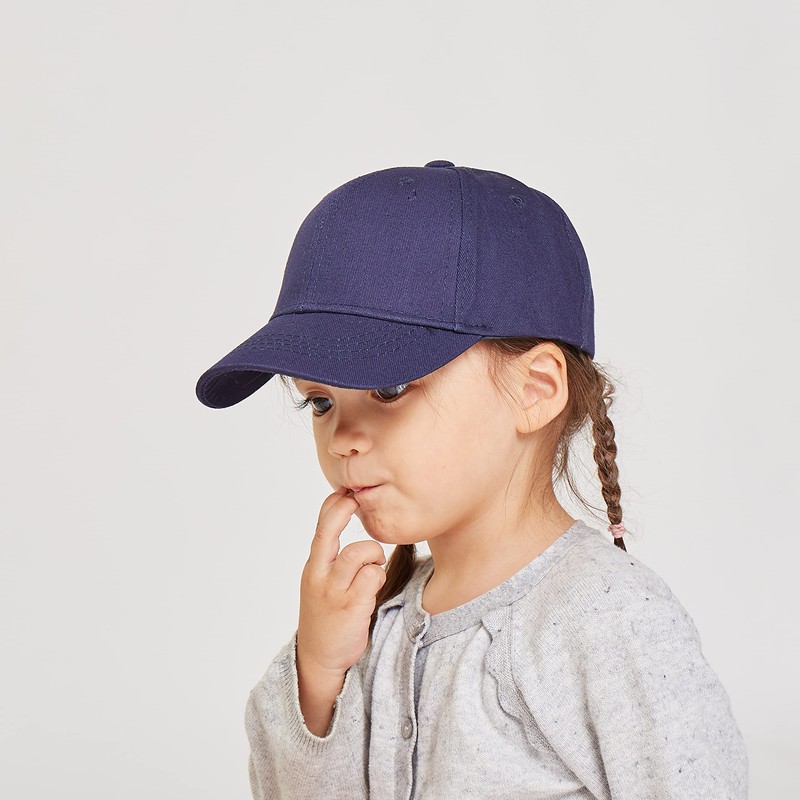 LANGZHEN Gorra de béisbol ajustable para niños de 100% algodón,