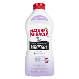 Nature's Miracle Nature's Miracle Skunk Odor Control Shampoo & Conditioner Lavender Scent 32 Ounces, Odor Control Formula