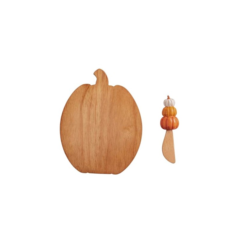 Mud Pie Thanksgiving Pumpkin Board Set & Pumpkin Spreader